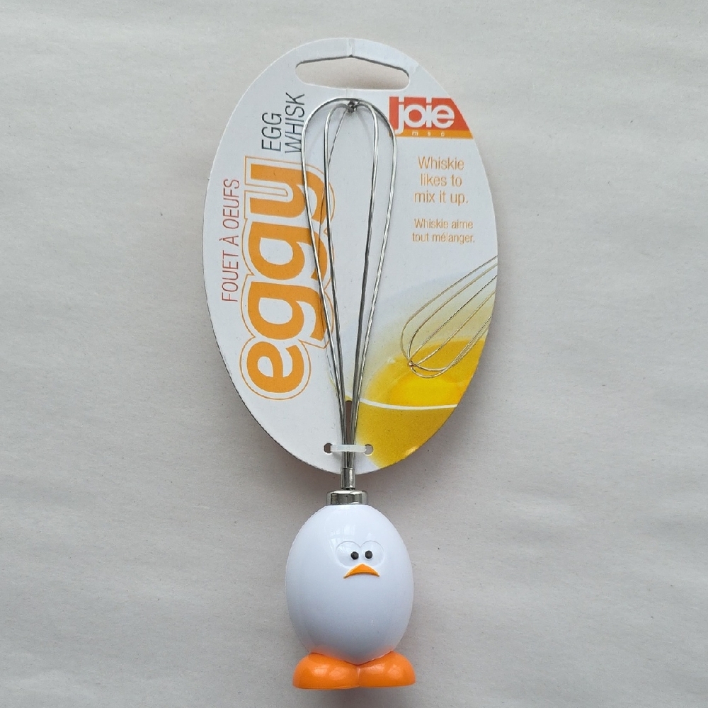 Joie White Egg Whisk for Birds NIP